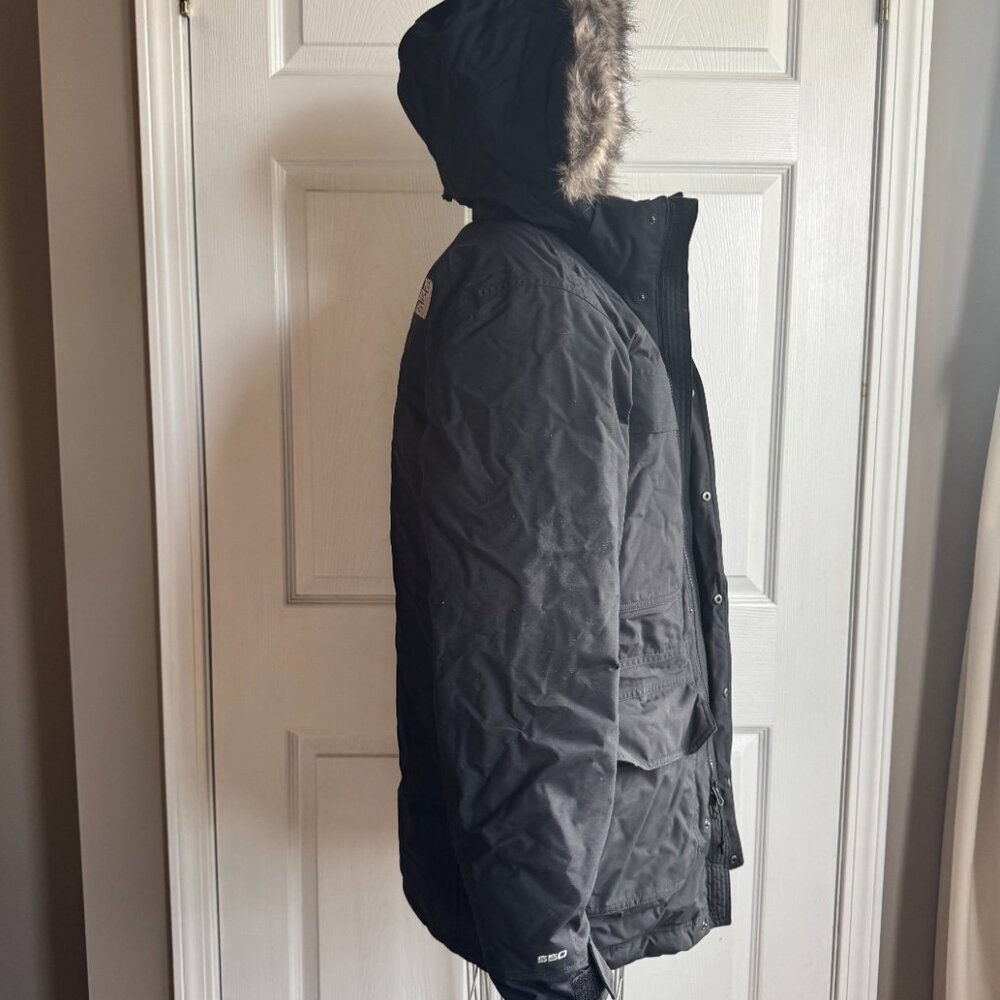 North Face Men's Gotham Parka Jacket Goose Down McMurdo Water Resistant Size S - Picture 2 of 16